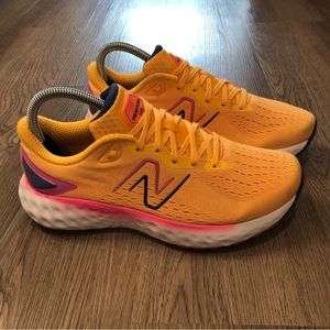 COPY - New Balance Fresh Foam Evoz v2 Running Shoes Sneakers Orange Pink Women’…